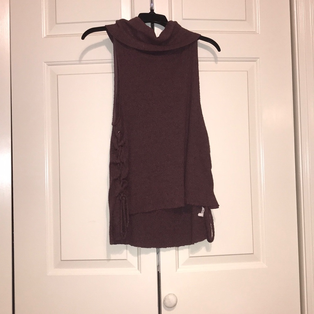 Sage purple top